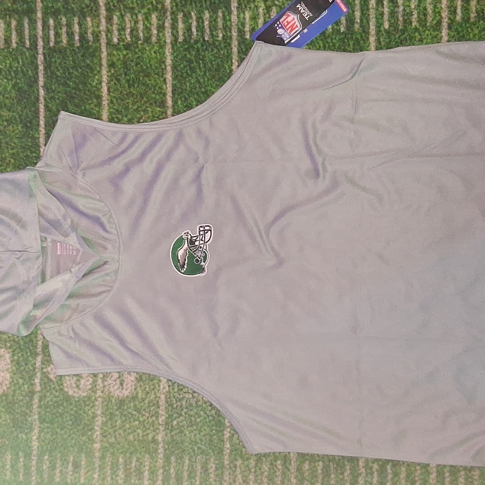 Philadelphia Eagles Retro Vintage Sleeveless Hoodie Tank Top with Embroidered Lo